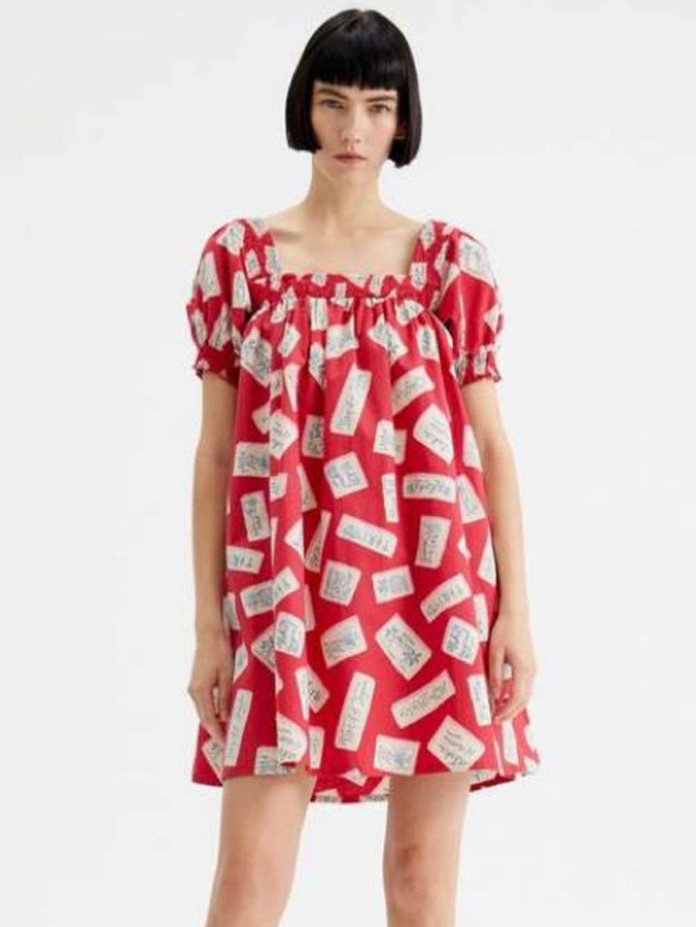 Compañia Fantástica Aloha Baby Doll Mini Dress size S